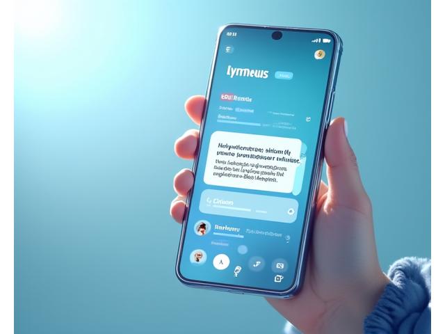 Lyrnhaus App auf einem Smartphone, zeigt einen interaktiven Deutschkurs zum Thema 'Cafe bestellen' mit KI-Feedback