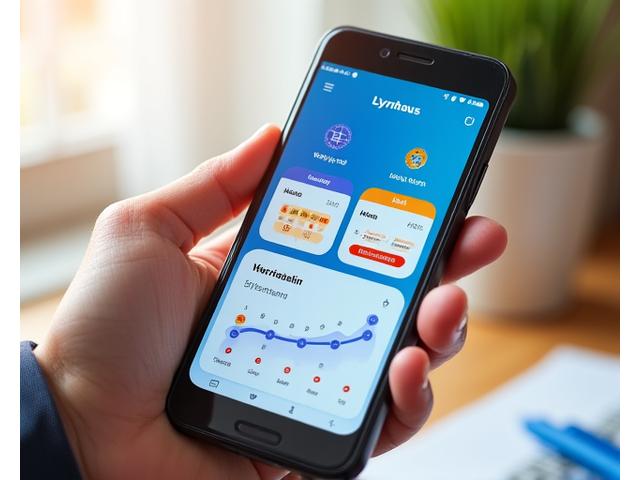 Ein Smartphone-Bildschirm, der das Lyrnhaus Fortschritts-Dashboard mit einer Lernsträhne, erreichten Abzeichen und einem Diagramm des Fähigkeitswachstums anzeigt.