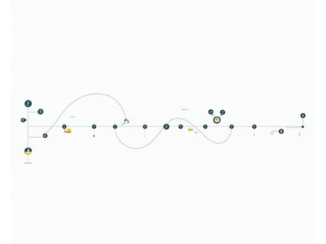 Flussdiagramm eines sich verzweigenden Lernpfads mit adaptiven Entscheidungsphasen