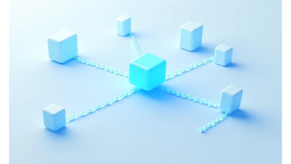 Ein abstraktes Netzwerkschema, das zeigt, wie Lyrnhaus Daten sicher mit wenigen, klar definierten Partnern teilt (Pfeile nur zu Partnern, keine breite Verteilung). Betonung von Sicherheit, Kontrolle und Vertrauen im Datenfluss.